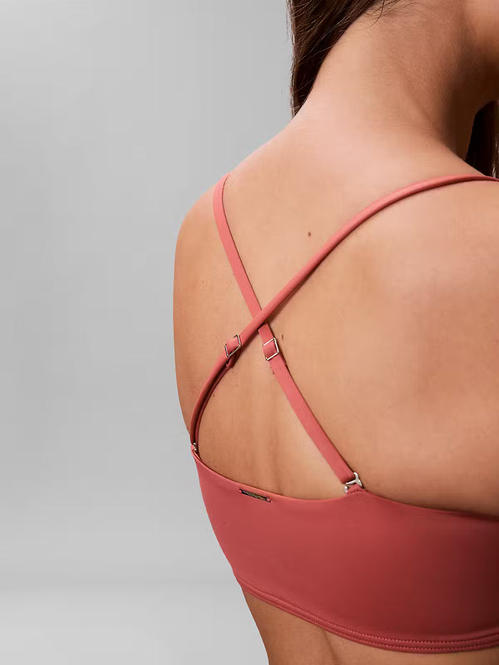 Calvin Klein Bikini Bandeau Dusty cedar