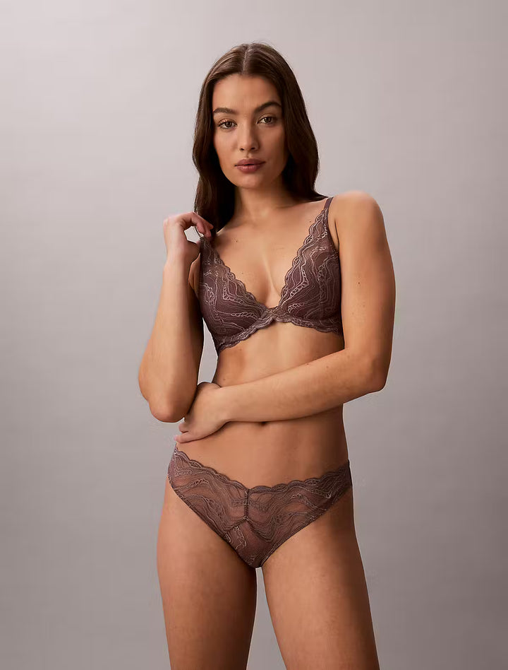 Calvin Klein Lightly Lined plunge bh