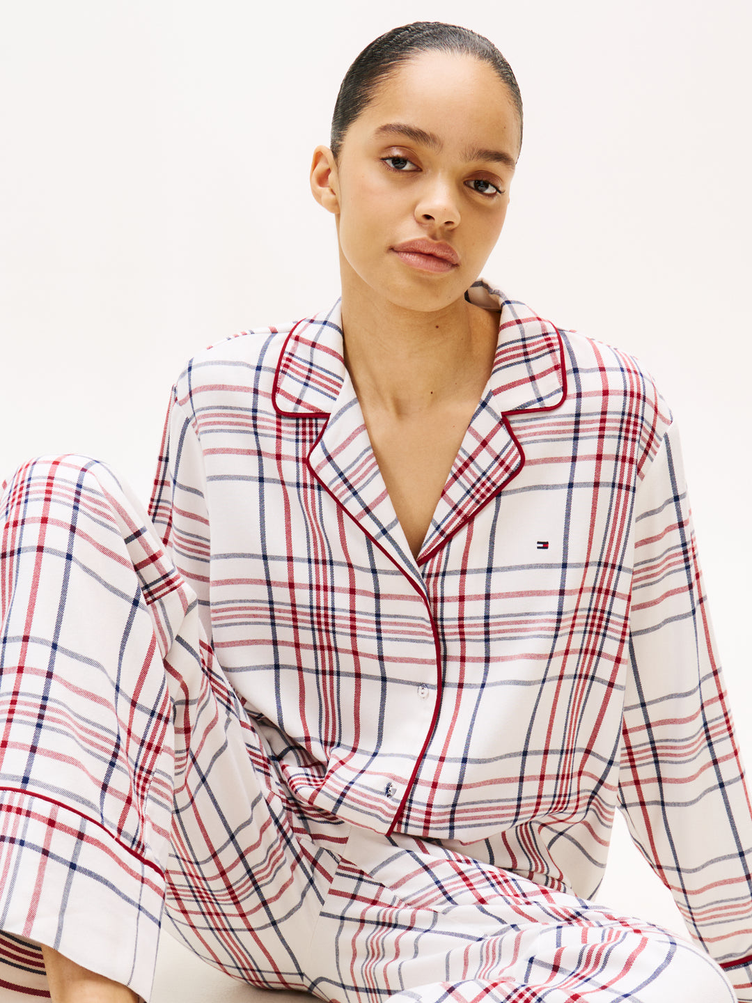 Tommy Hilfiger Pyjamas City plaid ivory