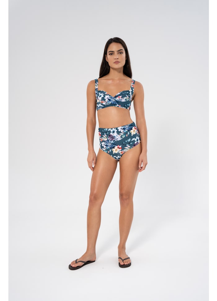 Panos Emporio Fleur Chara bikini bottom Lagoon