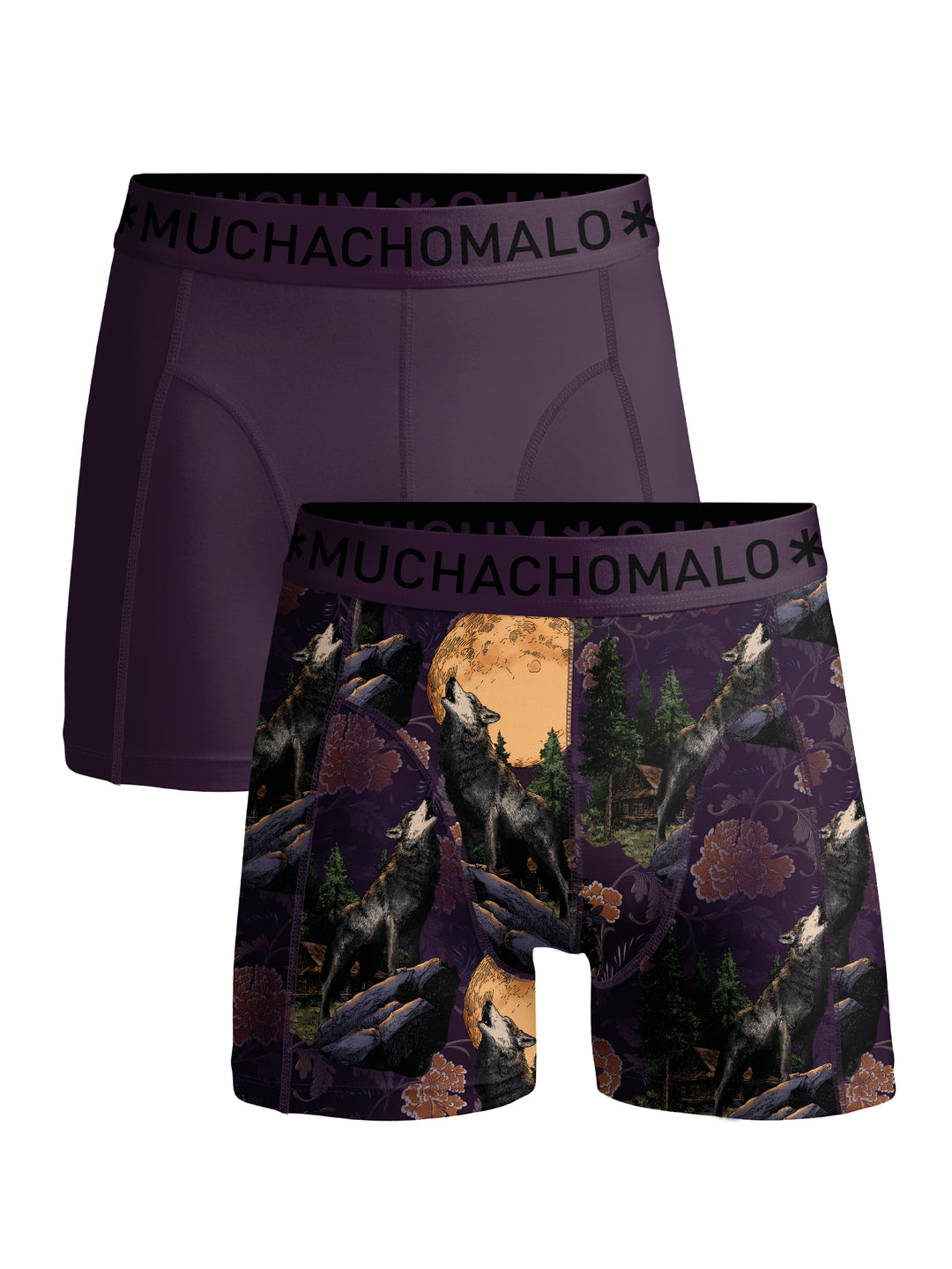 Muchachomalo Herrkalsonger 2-pack WOLF