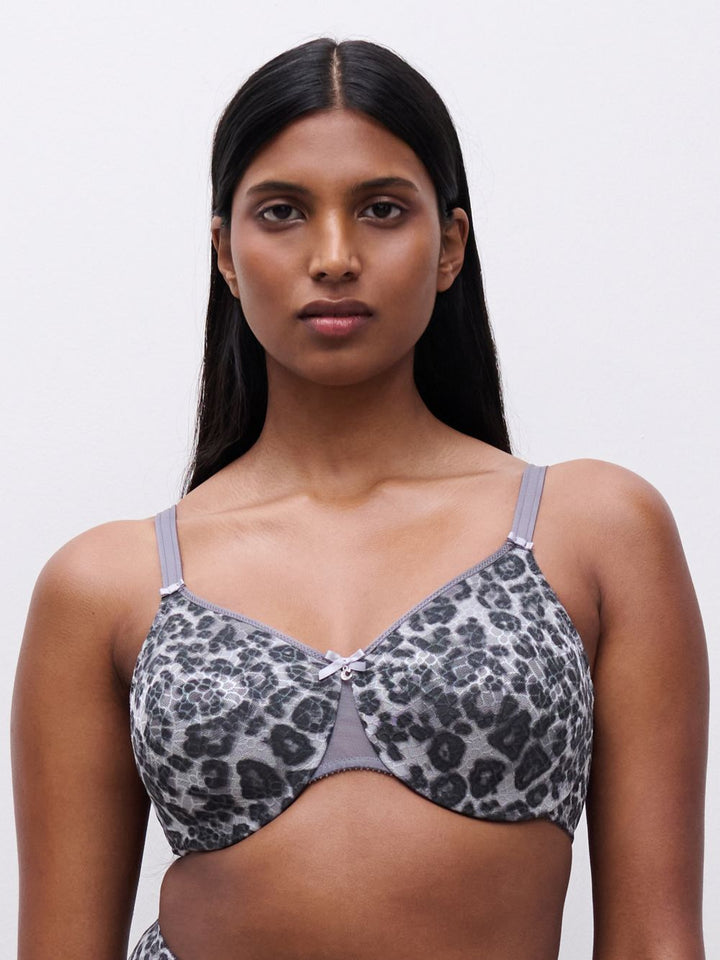Chantelle C Magnifique Grey Leopard