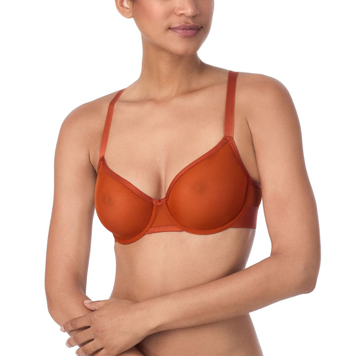 DKNY Sheers Unlined demi bra