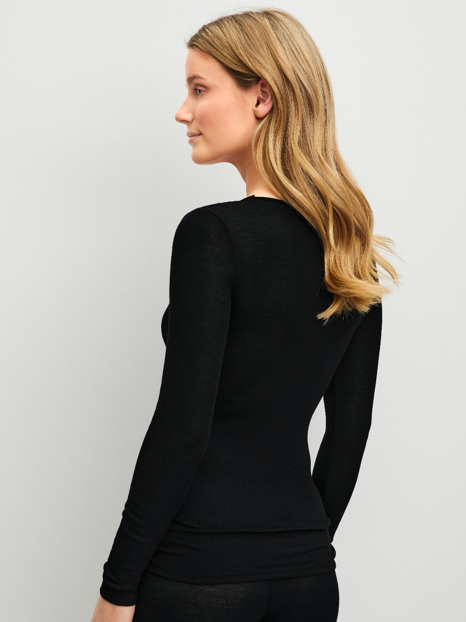 Calida Long-sleeve wool-silk shirt