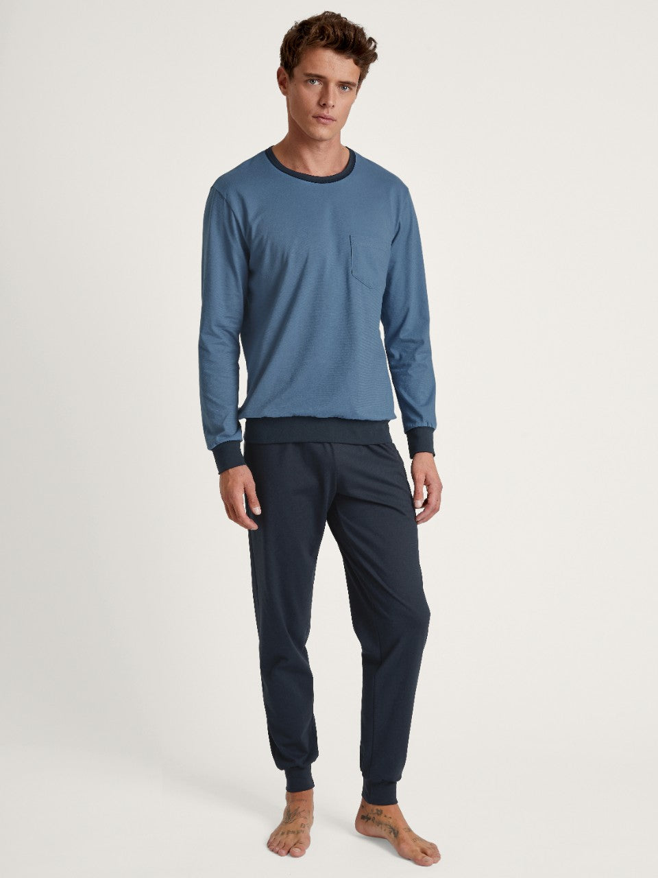 Calida Pyjama with cuff Series Relax Essentials