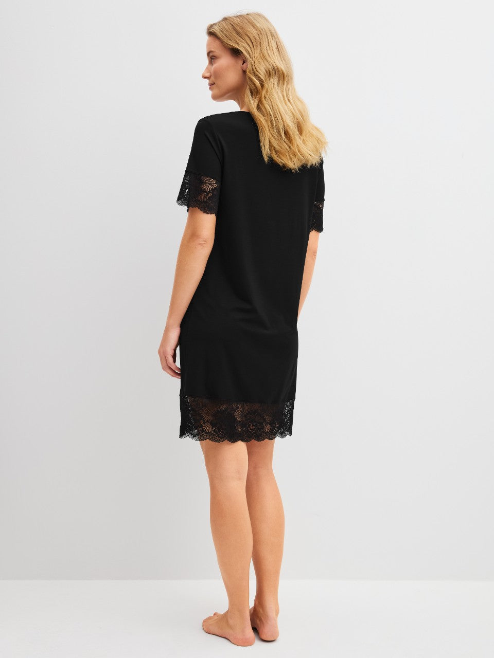 Calida Short-sleeved nightdress Black