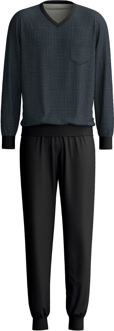Calida Pyjamas Herr Relax Streamline 2 Black