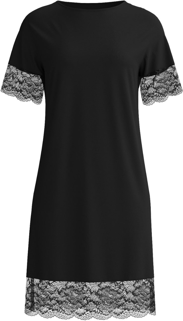 Calida Short-sleeved nightdress Black