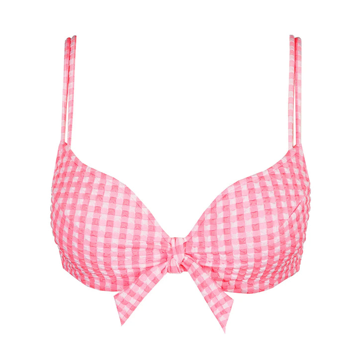 Marie Jo Swim Mary Lynn Rose Gingham bikini top