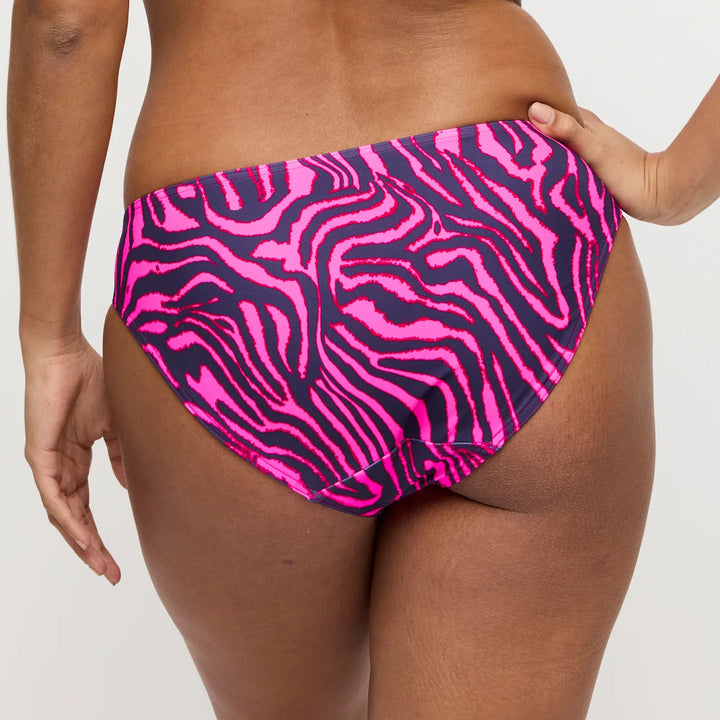 Primadonna Swim Malabo Hot Pink Zebra Rio Brief