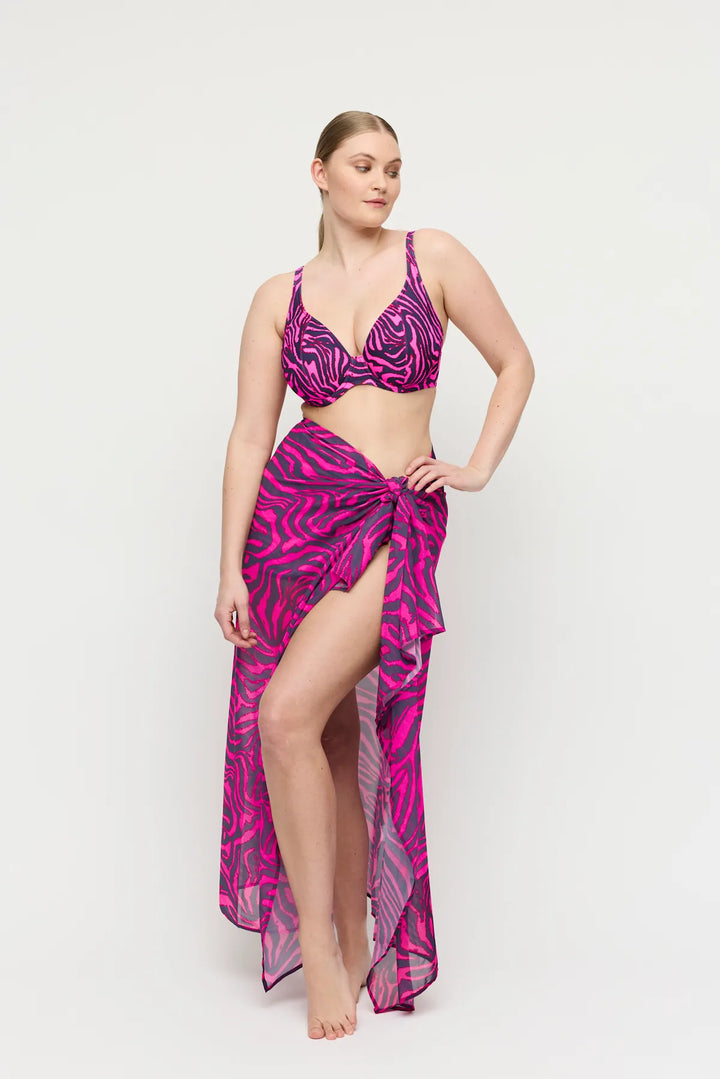 Primadonna Malabo Hot pink zebra Pareo