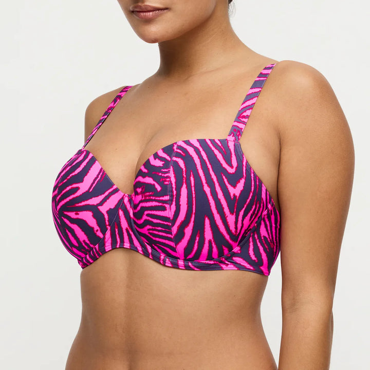 Primadonna Swim Malabo Hot pink Zebra