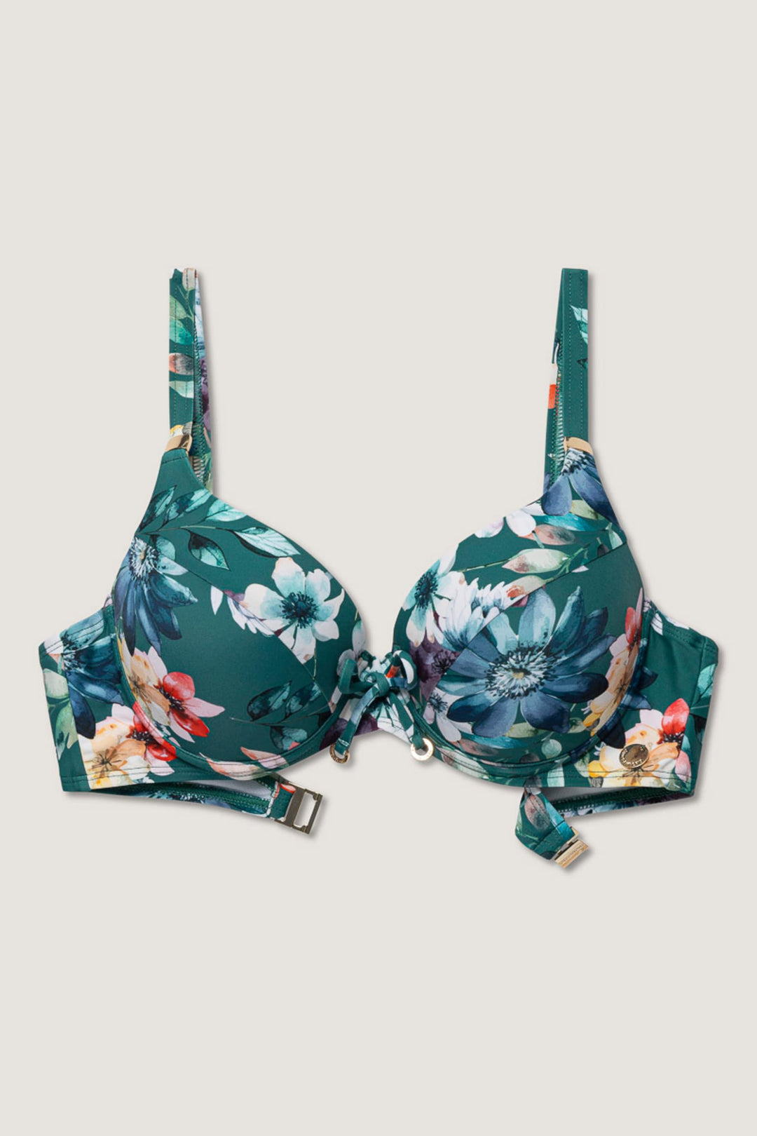 Panos Emporio Fleur Lydia bikini top Lagoon