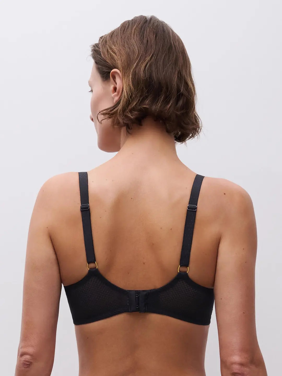 Chantelle Fleur Plunge t-shirt bra svart