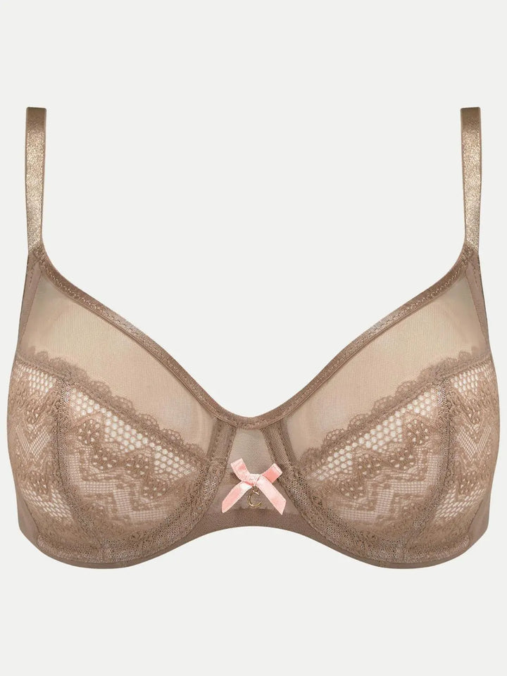 Chantelle Révèle Moi 4 part bra - Beige