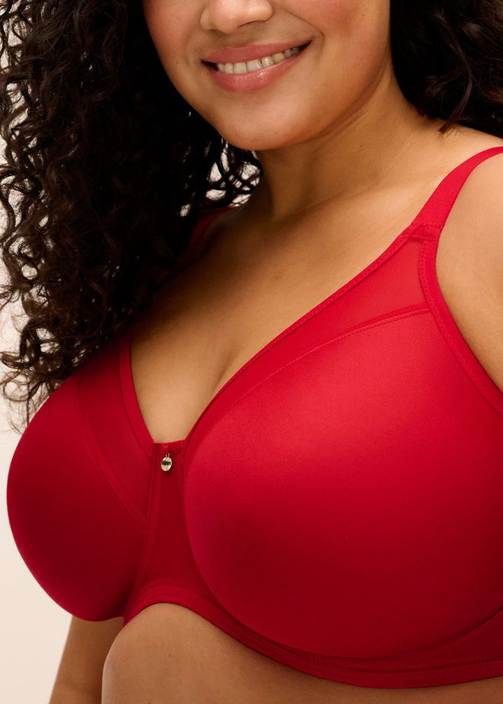 Elomi Smooth Bygelbh röd