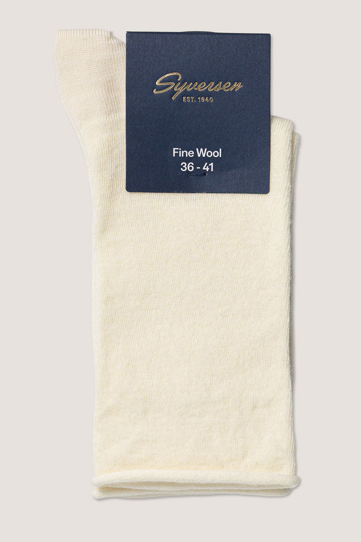 Syversen Wool roll top socka