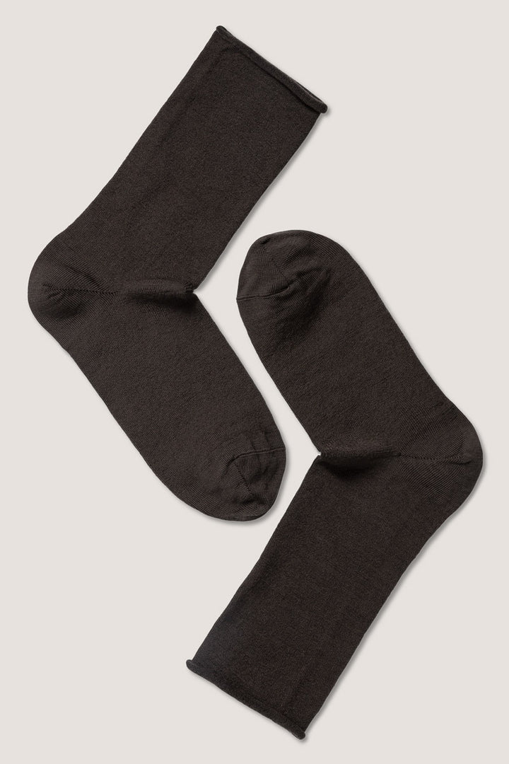 Syversen Wool roll top socka
