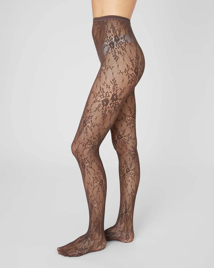 Swedish Stockings Rosa Lace Strumpbyxa