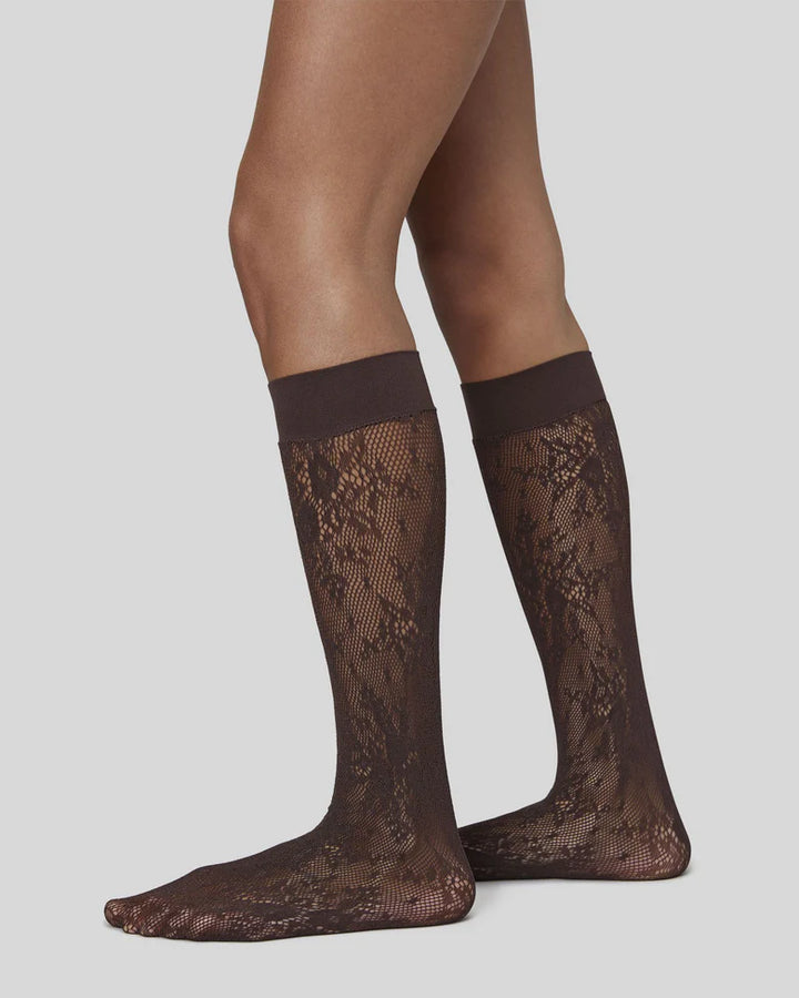 Swedish Stockings Rosa Lace Knee