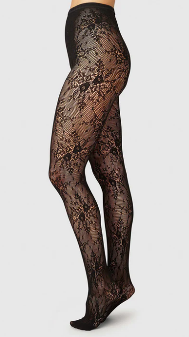 Swedish Stockings Rosa Lace Strumpbyxa