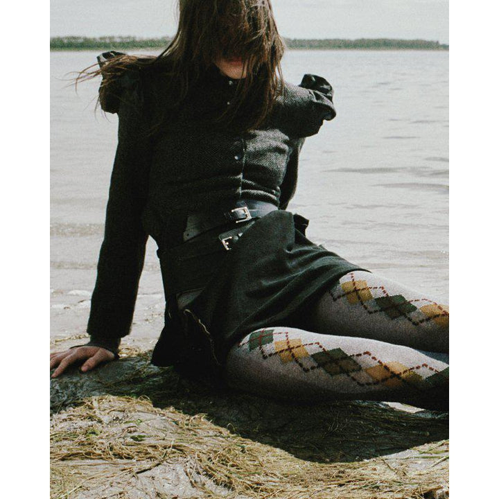 Swedish Stockings Kristina Argyle Cotton Tights