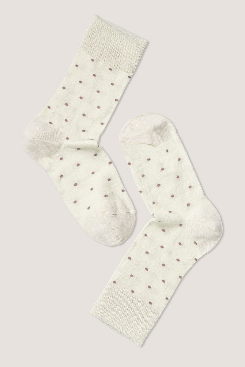 Syversen Fine wool dots socka