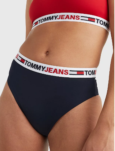 Tommy Hilfiger High Waist Cheeky Bikinitrosa - image 1