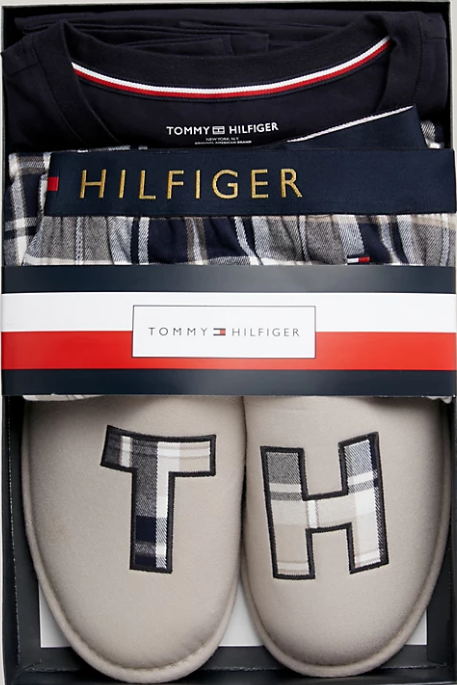 Tommy Hilfiger Pyjamas set med tofflor - image 1